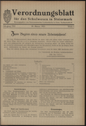 Verordnungsblatt für das Schulwesen in Steiermark 19530120 Seite: 1