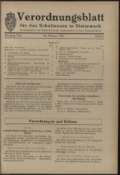 Verordnungsblatt für das Schulwesen in Steiermark 19530220 Seite: 1