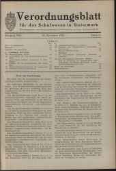 Verordnungsblatt für das Schulwesen in Steiermark 19531120 Seite: 1