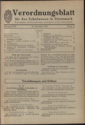 Verordnungsblatt für das Schulwesen in Steiermark 19531220 Seite: 1