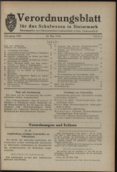 Verordnungsblatt für das Schulwesen in Steiermark 19540520 Seite: 1