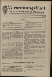 Verordnungsblatt für das Schulwesen in Steiermark 19550220 Seite: 1