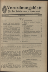 Verordnungsblatt für das Schulwesen in Steiermark 19550420 Seite: 1