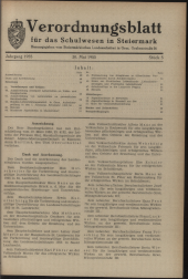 Verordnungsblatt für das Schulwesen in Steiermark 19550520 Seite: 1