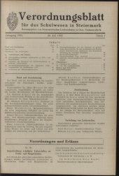 Verordnungsblatt für das Schulwesen in Steiermark 19550720 Seite: 1