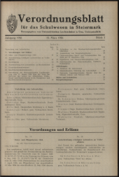 Verordnungsblatt für das Schulwesen in Steiermark 19560315 Seite: 1