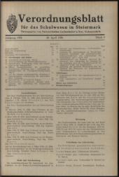 Verordnungsblatt für das Schulwesen in Steiermark 19560420 Seite: 1