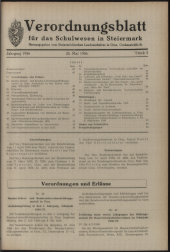 Verordnungsblatt für das Schulwesen in Steiermark 19560525 Seite: 1