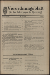 Verordnungsblatt für das Schulwesen in Steiermark 19560720 Seite: 1