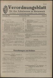 Verordnungsblatt für das Schulwesen in Steiermark 19571220 Seite: 1