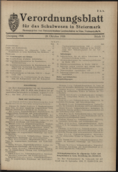 Verordnungsblatt für das Schulwesen in Steiermark 19581020 Seite: 1