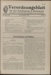 Verordnungsblatt für das Schulwesen in Steiermark 19581222 Seite: 1