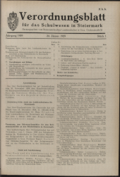 Verordnungsblatt für das Schulwesen in Steiermark 19590124 Seite: 1