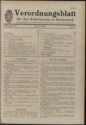 Verordnungsblatt für das Schulwesen in Steiermark 19590720 Seite: 1