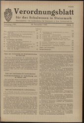 Verordnungsblatt für das Schulwesen in Steiermark 19591120 Seite: 1