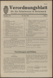 Verordnungsblatt für das Schulwesen in Steiermark 19610620 Seite: 1