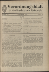 Verordnungsblatt für das Schulwesen in Steiermark 19611120 Seite: 1