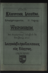 Übersicht: Wechselrede - Landwirtschaftskammer Kärnten