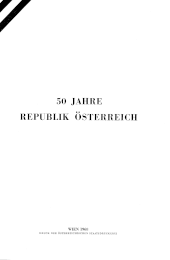 Übersicht: Festsitzung (50 Jahre Republik Österreich)