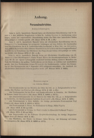 Verordnungsblatt für den Dienstbereich des k.k. Ackerbau-Ministeriums. Red. im k.k. Ackerbau-Ministerium 18760301 Seite: 7