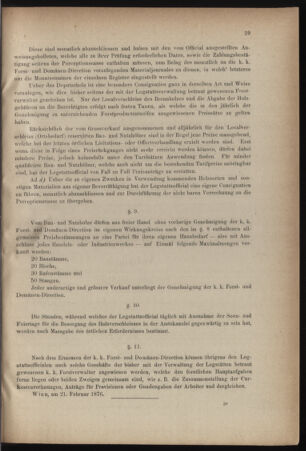 Verordnungsblatt für den Dienstbereich des k.k. Ackerbau-Ministeriums. Red. im k.k. Ackerbau-Ministerium 18760323 Seite: 3