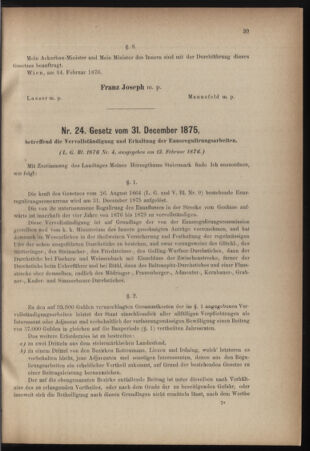 Verordnungsblatt für den Dienstbereich des k.k. Ackerbau-Ministeriums. Red. im k.k. Ackerbau-Ministerium 18760423 Seite: 3