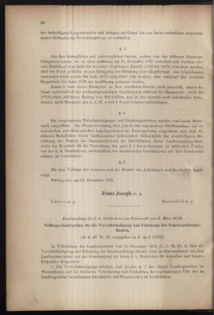 Verordnungsblatt für den Dienstbereich des k.k. Ackerbau-Ministeriums. Red. im k.k. Ackerbau-Ministerium 18760423 Seite: 4