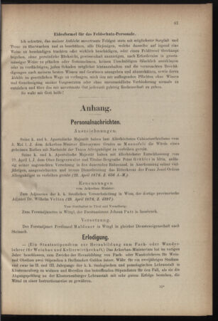 Verordnungsblatt für den Dienstbereich des k.k. Ackerbau-Ministeriums. Red. im k.k. Ackerbau-Ministerium 18760516 Seite: 11