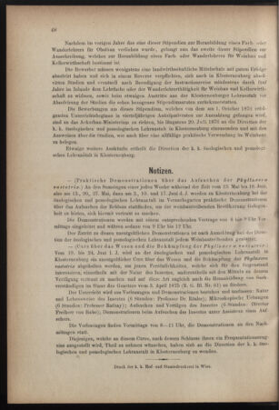 Verordnungsblatt für den Dienstbereich des k.k. Ackerbau-Ministeriums. Red. im k.k. Ackerbau-Ministerium 18760516 Seite: 12