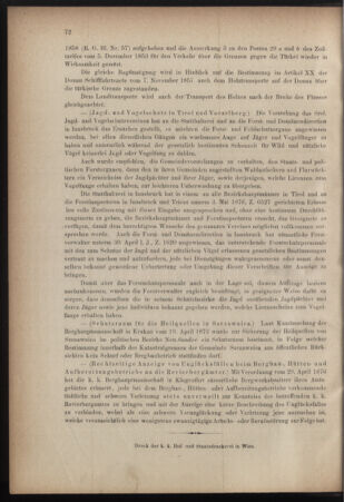 Verordnungsblatt für den Dienstbereich des k.k. Ackerbau-Ministeriums. Red. im k.k. Ackerbau-Ministerium 18760516 Seite: 16