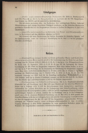 Verordnungsblatt für den Dienstbereich des k.k. Ackerbau-Ministeriums. Red. im k.k. Ackerbau-Ministerium 18760612 Seite: 4