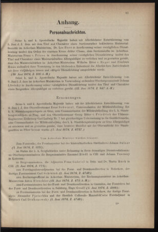 Verordnungsblatt für den Dienstbereich des k.k. Ackerbau-Ministeriums. Red. im k.k. Ackerbau-Ministerium 18760624 Seite: 3