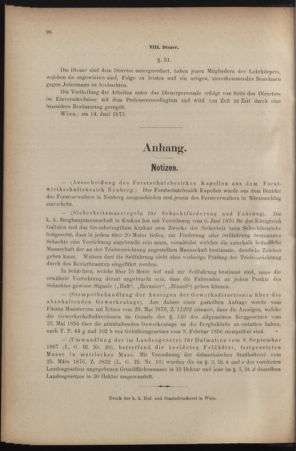 Verordnungsblatt für den Dienstbereich des k.k. Ackerbau-Ministeriums. Red. im k.k. Ackerbau-Ministerium 18760712 Seite: 8