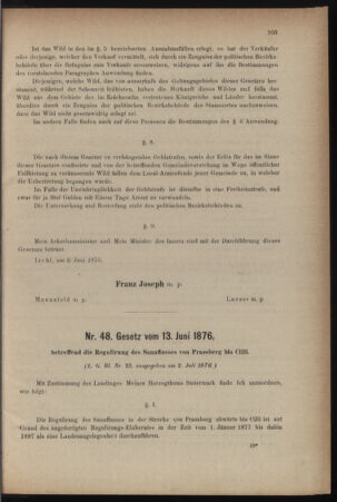 Verordnungsblatt für den Dienstbereich des k.k. Ackerbau-Ministeriums. Red. im k.k. Ackerbau-Ministerium 18760723 Seite: 3