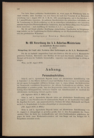 Verordnungsblatt für den Dienstbereich des k.k. Ackerbau-Ministeriums. Red. im k.k. Ackerbau-Ministerium 18760915 Seite: 2