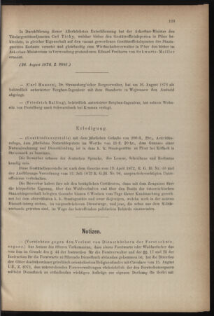 Verordnungsblatt für den Dienstbereich des k.k. Ackerbau-Ministeriums. Red. im k.k. Ackerbau-Ministerium 18760915 Seite: 3