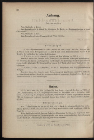 Verordnungsblatt für den Dienstbereich des k.k. Ackerbau-Ministeriums. Red. im k.k. Ackerbau-Ministerium 18761001 Seite: 12