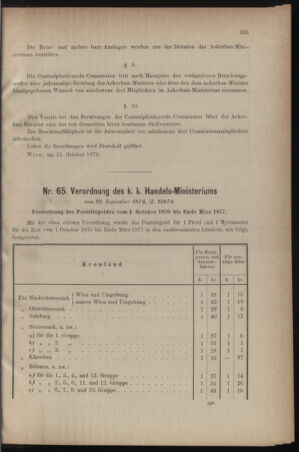 Verordnungsblatt für den Dienstbereich des k.k. Ackerbau-Ministeriums. Red. im k.k. Ackerbau-Ministerium 18761031 Seite: 3