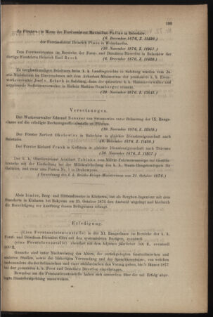 Verordnungsblatt für den Dienstbereich des k.k. Ackerbau-Ministeriums. Red. im k.k. Ackerbau-Ministerium 18761229 Seite: 13