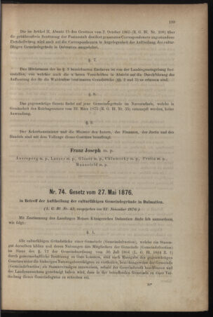 Verordnungsblatt für den Dienstbereich des k.k. Ackerbau-Ministeriums. Red. im k.k. Ackerbau-Ministerium 18761231 Seite: 3