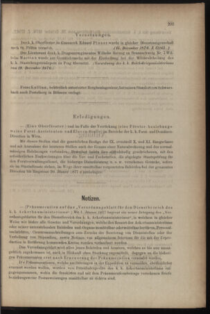 Verordnungsblatt für den Dienstbereich des k.k. Ackerbau-Ministeriums. Red. im k.k. Ackerbau-Ministerium 18761231 Seite: 7