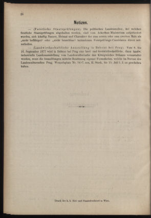 Verordnungsblatt für den Dienstbereich des k.k. Ackerbau-Ministeriums. Red. im k.k. Ackerbau-Ministerium 18770210 Seite: 6