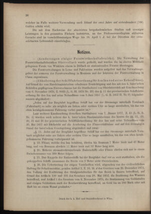 Verordnungsblatt für den Dienstbereich des k.k. Ackerbau-Ministeriums. Red. im k.k. Ackerbau-Ministerium 18770224 Seite: 8