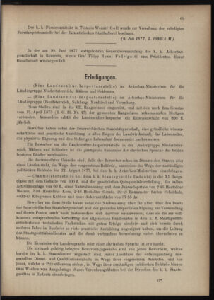 Verordnungsblatt für den Dienstbereich des k.k. Ackerbau-Ministeriums. Red. im k.k. Ackerbau-Ministerium 18770728 Seite: 3