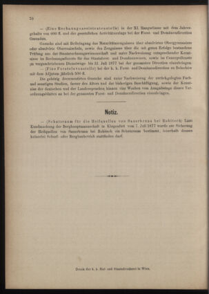 Verordnungsblatt für den Dienstbereich des k.k. Ackerbau-Ministeriums. Red. im k.k. Ackerbau-Ministerium 18770728 Seite: 4