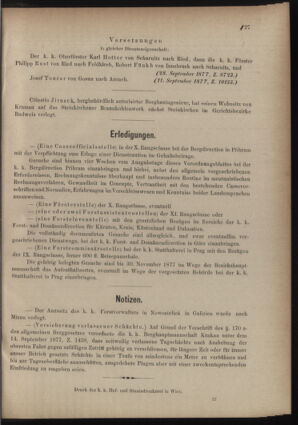 Verordnungsblatt für den Dienstbereich des k.k. Ackerbau-Ministeriums. Red. im k.k. Ackerbau-Ministerium 18771109 Seite: 5