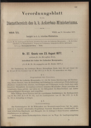 Verordnungsblatt für den Dienstbereich des k.k. Ackerbau-Ministeriums. Red. im k.k. Ackerbau-Ministerium