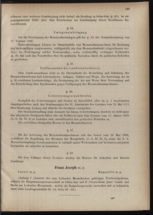 Verordnungsblatt für den Dienstbereich des k.k. Ackerbau-Ministeriums. Red. im k.k. Ackerbau-Ministerium 18771231 Seite: 11