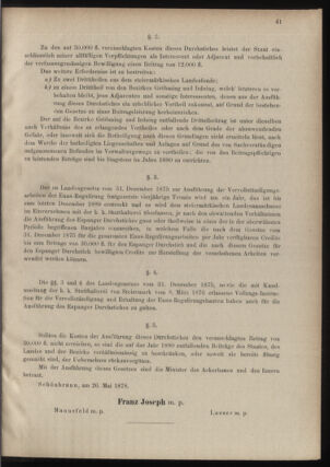 Verordnungsblatt für den Dienstbereich des k.k. Ackerbau-Ministeriums. Red. im k.k. Ackerbau-Ministerium 18780816 Seite: 5