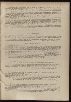 Verordnungsblatt für den Dienstbereich des k.k. Ackerbau-Ministeriums. Red. im k.k. Ackerbau-Ministerium 18780816 Seite: 7